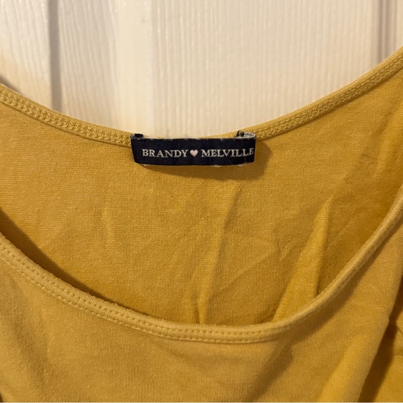 Yellow Brandy Melville Tank Top - Picture 3 of 4